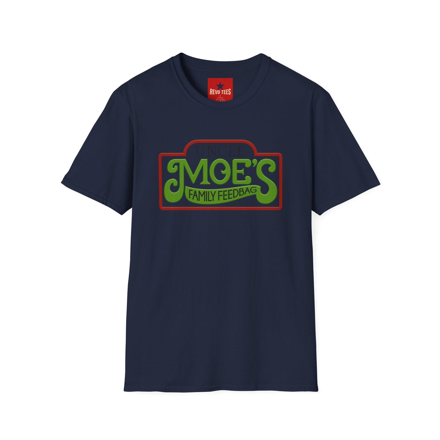 Uncle Moe’s Family Feedbag T-Shirt — Retro Farmhouse Logo Tee