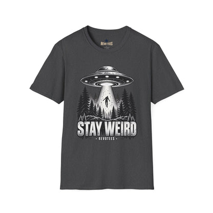 REVOTEES Stay Weird — Alien Abduction Graphic Tee