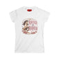 Raised on Rodeo Women's Tee — Vintage Horse Graphic Shirt