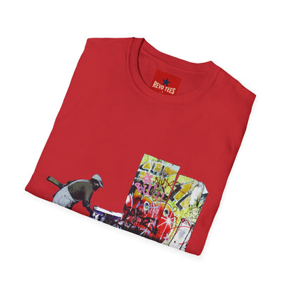 Banksy Graffiti Cleaner T-Shirt — Urban Street Art Tee