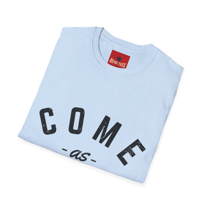 Come As You Are T-Shirt — Casual Vintage Lettering Tee