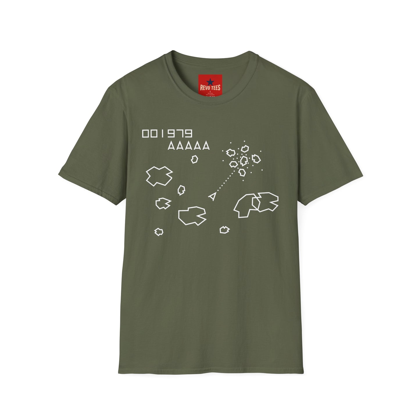 Retro Asteroids Arcade T‑Shirt — Vintage Space Shooter Gaming Tee