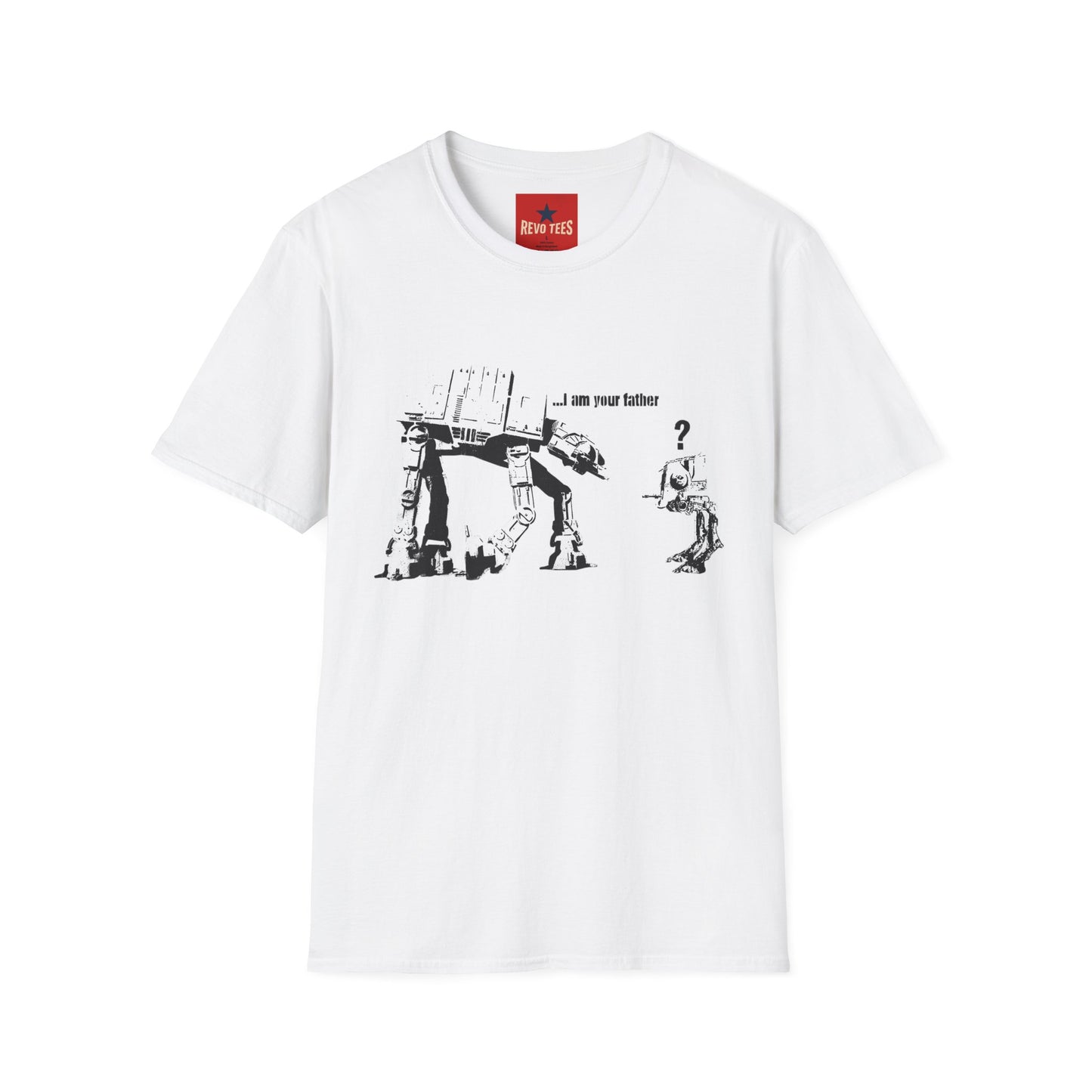 Banksy T‑Shirt — 'I am your father' Star Wars AT-AT Funny Graphic Tee