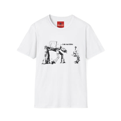 Banksy T‑Shirt — 'I am your father' Star Wars AT-AT Funny Graphic Tee