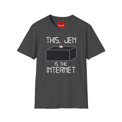T‑Shirt — "This, Jen Is The Internet" Retro Pixel Tee