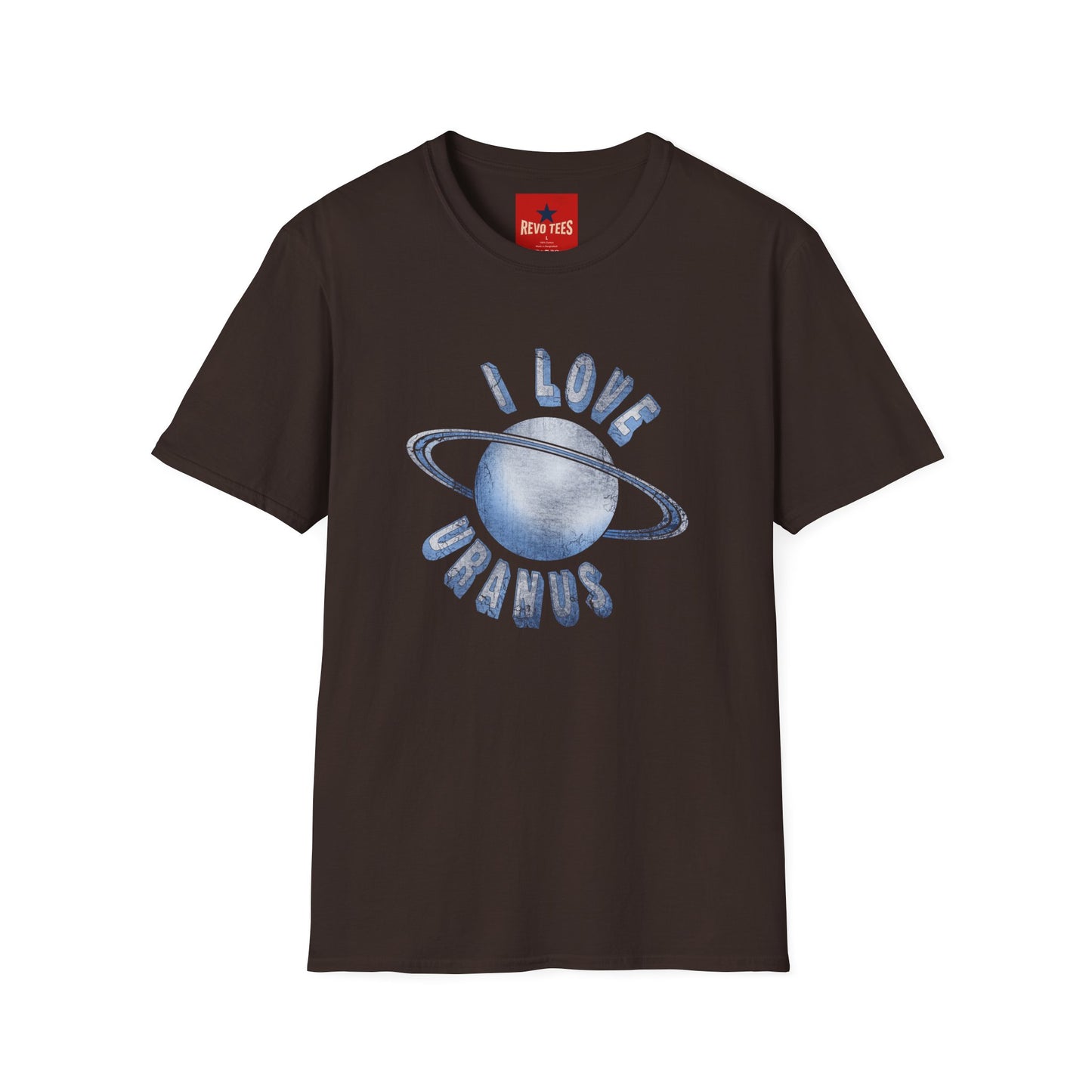 I Love Uranus T‑Shirt — Retro Saturn Graphic Tee for Space Lovers