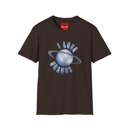I Love Uranus T‑Shirt — Retro Saturn Graphic Tee for Space Lovers