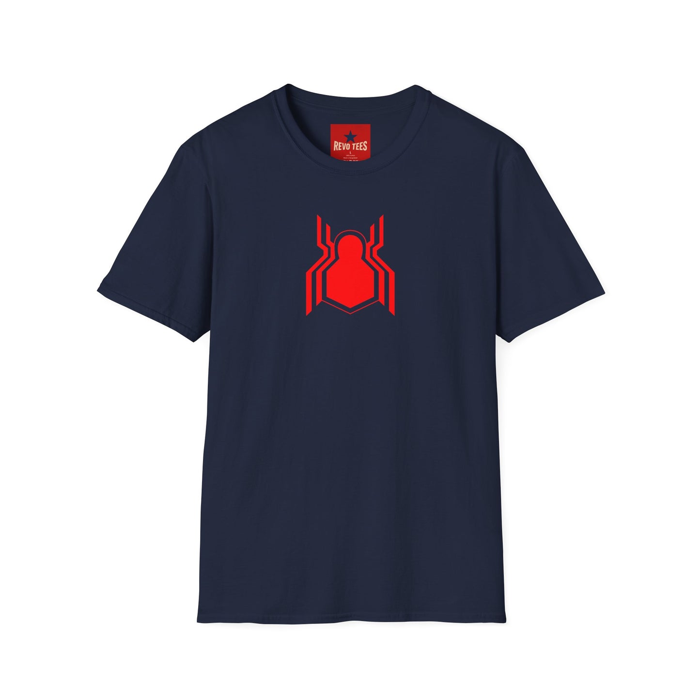 Spider Emblem T-Shirt — Minimal Red Spider Logo Tee