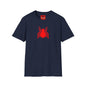 Spider Emblem T-Shirt — Minimal Red Spider Logo Tee