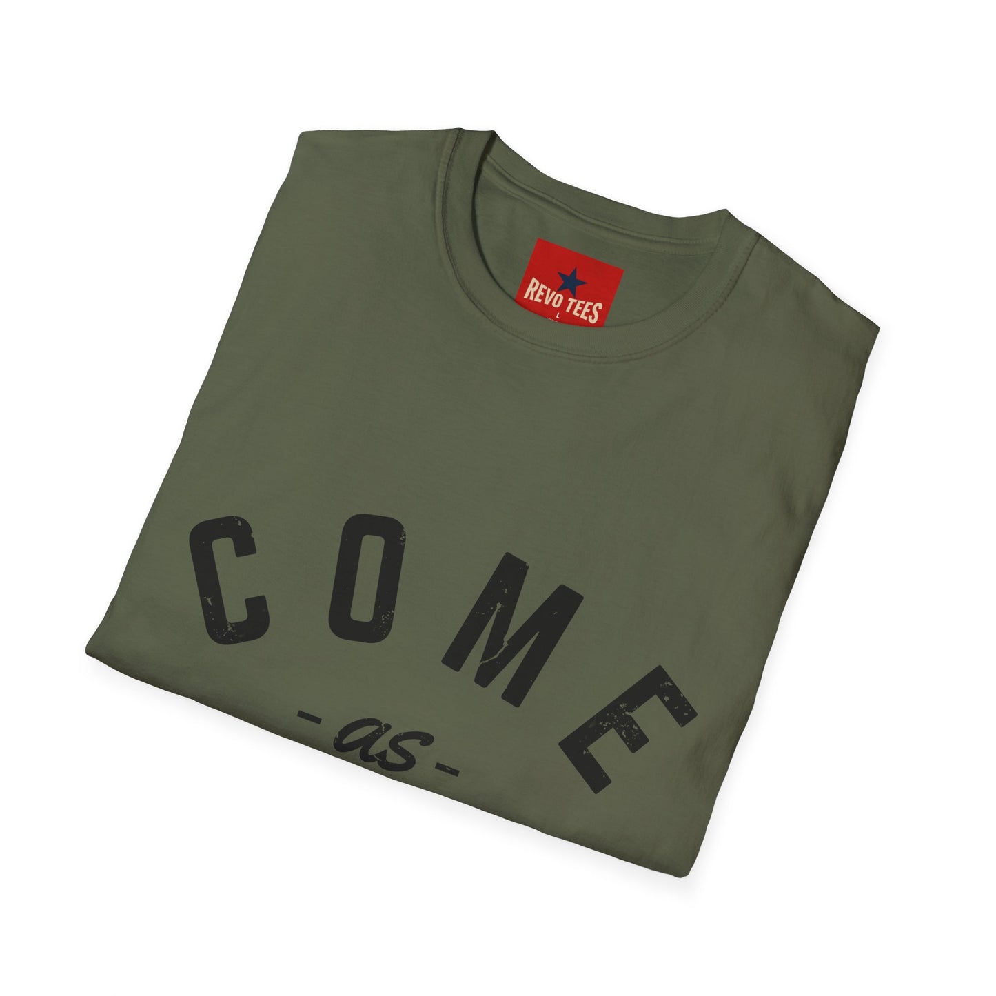 Come As You Are T-Shirt — Casual Vintage Lettering Tee