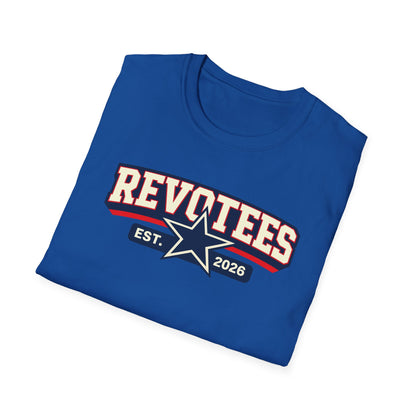 Revotees EST. 2026 Graphic T-Shirt — Retro Star Sports Logo
