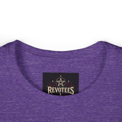 Revotees Skull Tee — Women's Gothic Americana Graphic T‑Shirt