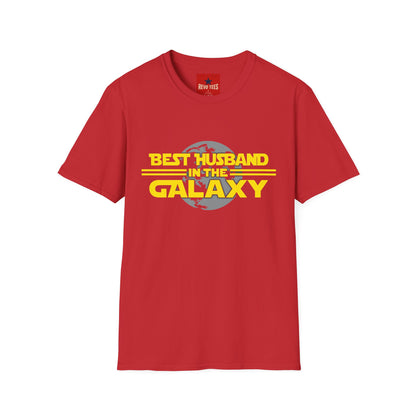 Best Husband in the Galaxy T-Shirt — Funny Sci‑Fi Gift for Him