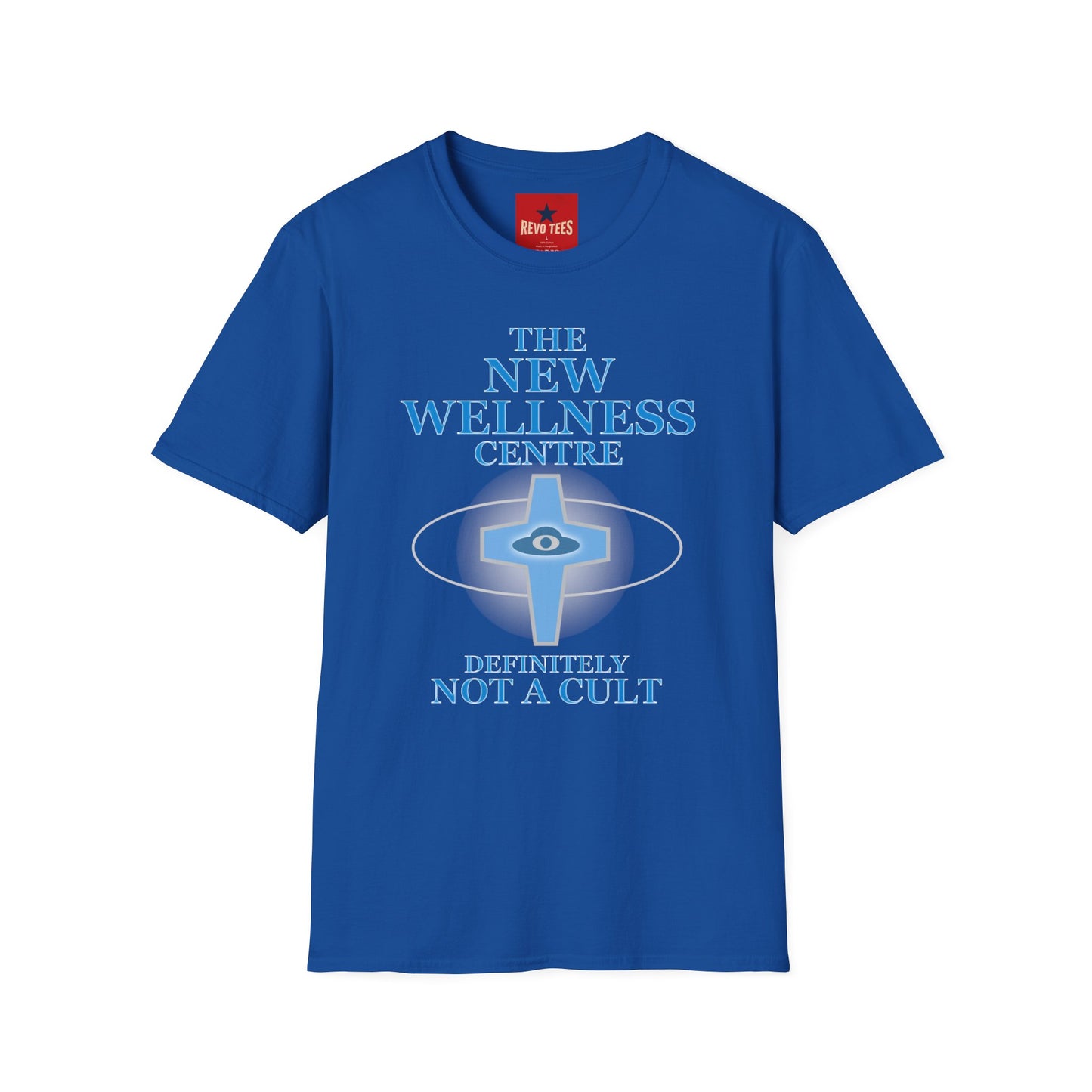 The New Wellness Centre T-Shirt — 'Definitely Not a Cult' Graphic Tee