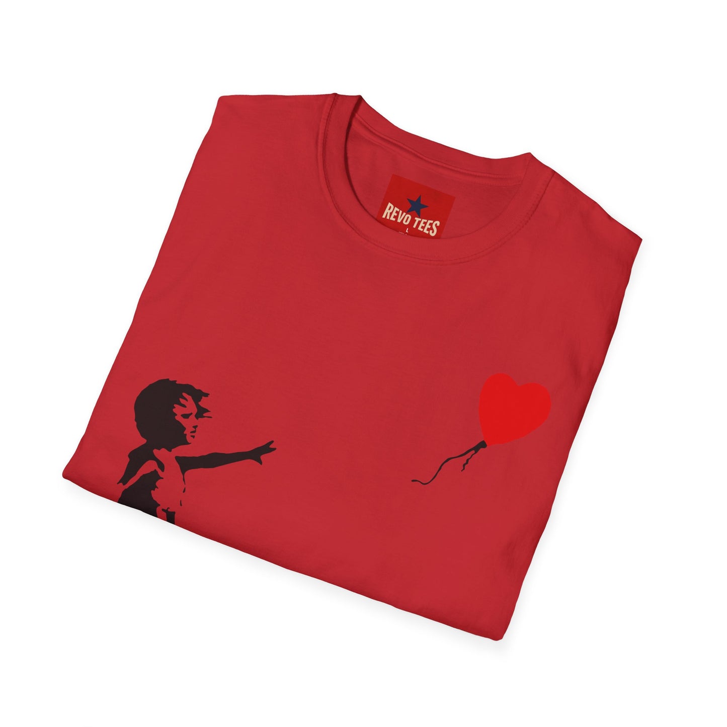 Banksy Balloon Girl T‑Shirt — Heart Balloon Street Art Graphic Tee