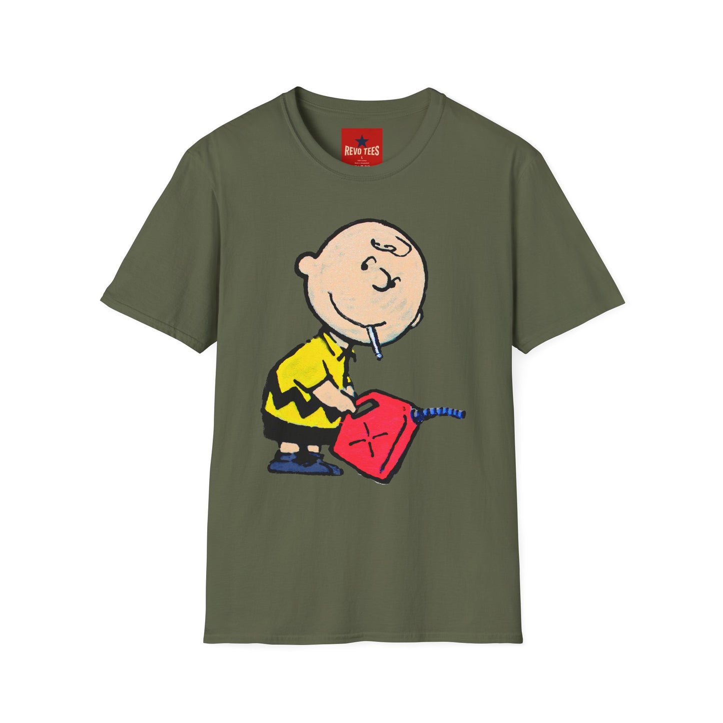 Banksy Novelty Cartoon Graphic T-Shirt — Naughty Charlie