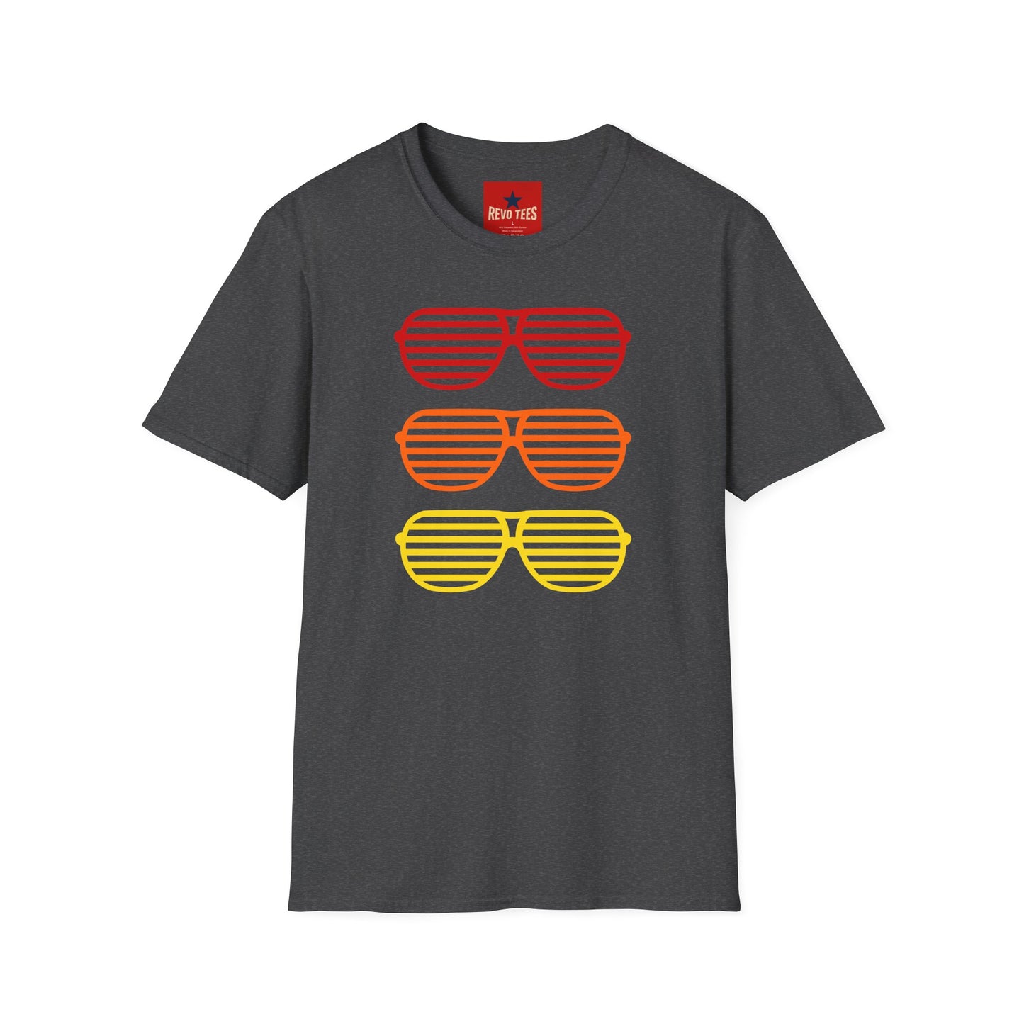 T-Shirt — Retro Shutter Shades Gradient Graphic