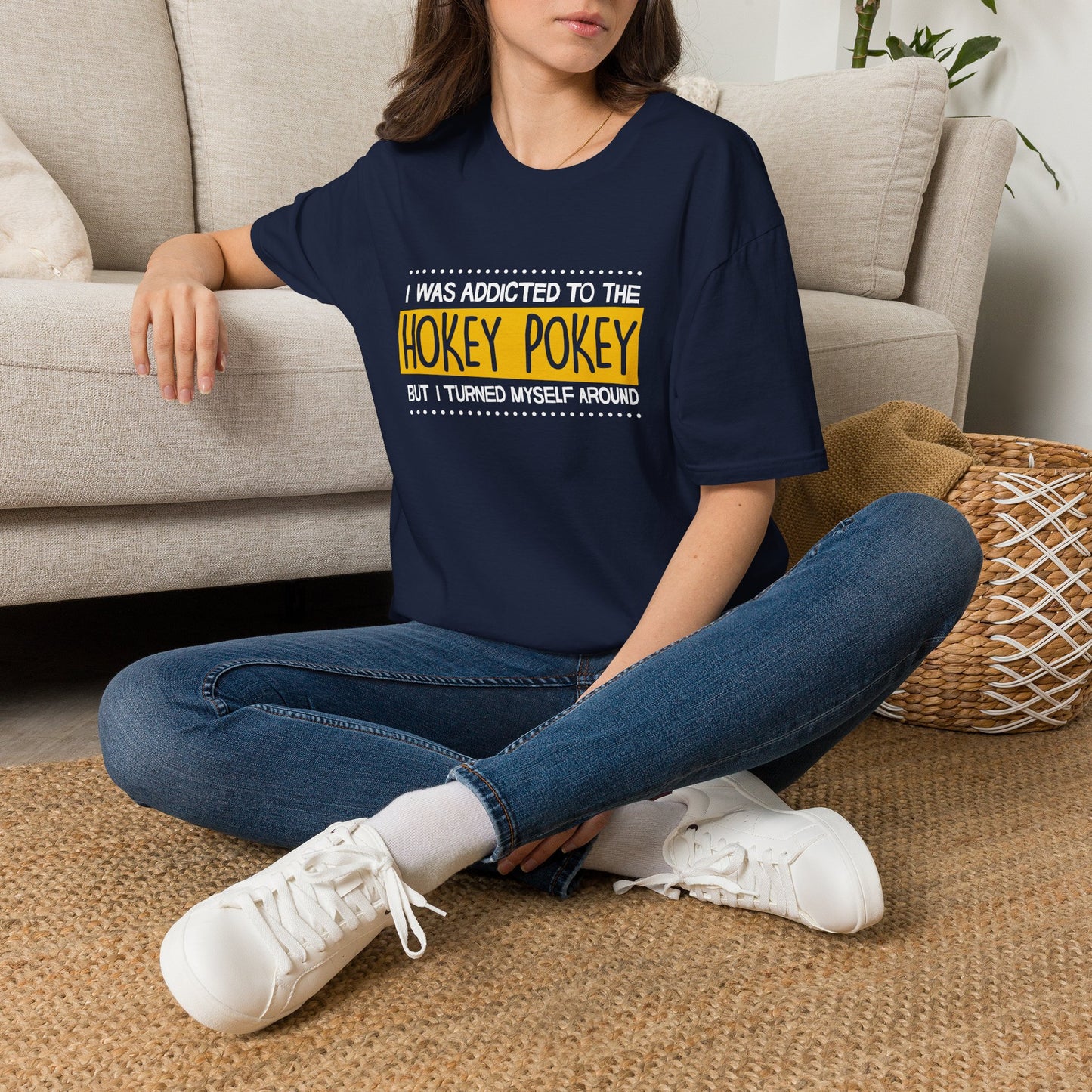 Hokey Pokey Funny T-Shirt — "I Was Addicted to the Hokey Pokey" Graphic Tee
