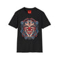 Mechanical Clown T-Shirt — Cyberpunk Robotic Mask Graphic Tee