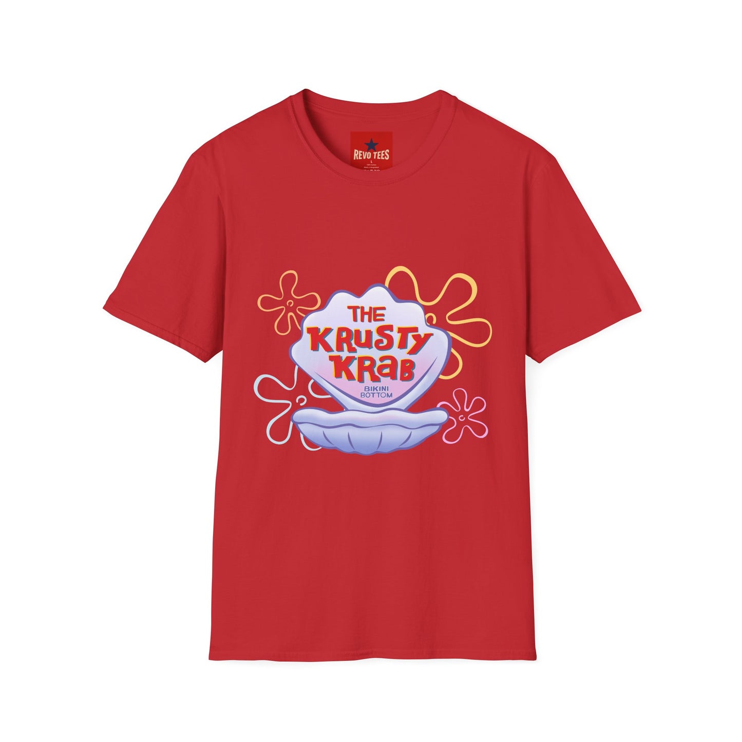 Krusty Krab Logo T-Shirt — Retro Cartoon Seafood Shop Tee