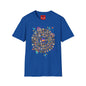 Retro Character Spiral T-Shirt — 80s Cartoon Cast Design