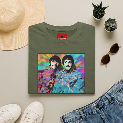 T-Shirt — Psychedelic Drum & Bass Band Portrait Tee