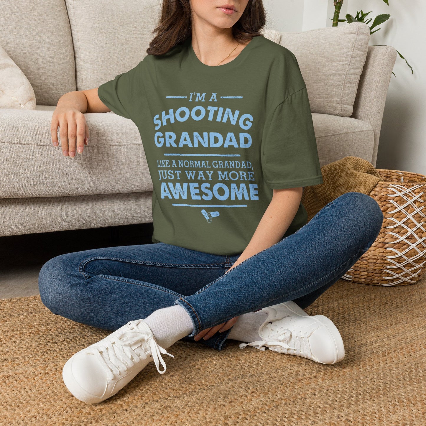 Shooting Grandad T‑Shirt — “I’m a Shooting Grandad” Funny Grandpa Gift
