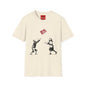 Banksy No More Games T-Shirt — Vintage Kids Throwing 'No More Games' Patch Graphic Tee