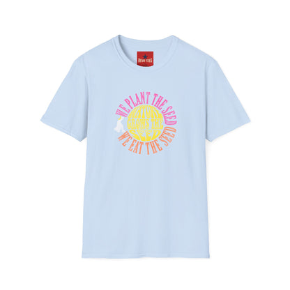 Here Comes The Sun - lyrics - Unisex Softstyle T-Shirt