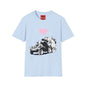 Banksy T-Shirt — Pink Drip Heart with Tank Graffiti Tee