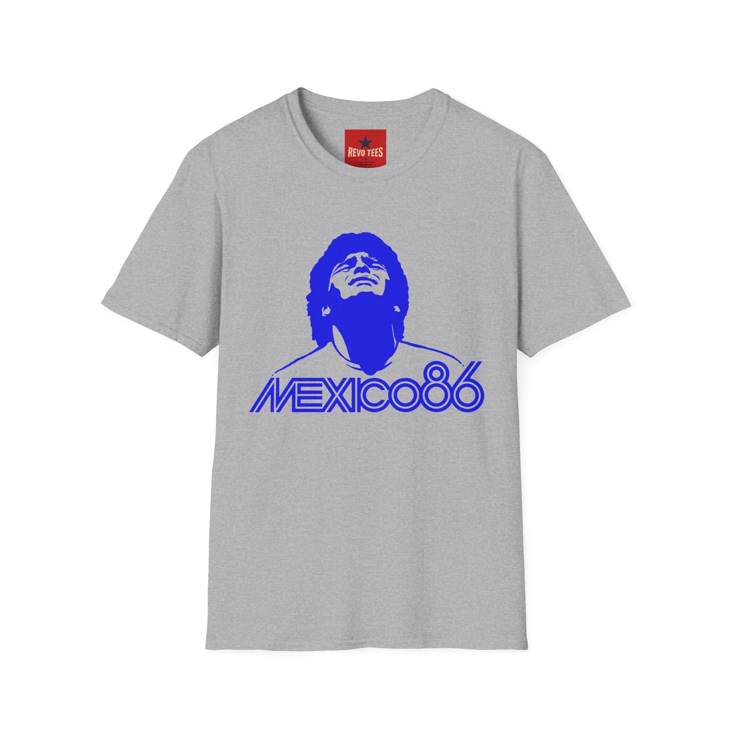 World Cup 2026 - Mexico 86 Soccer Legend T-Shirt — Retro Maradona Style Graphic Tee
