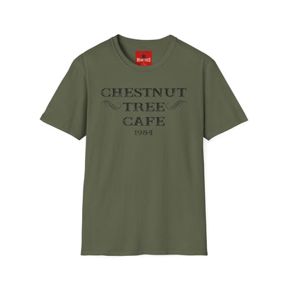 Chestnut Tree Cafe 1984 T-Shirt — Vintage Café Logo Tee