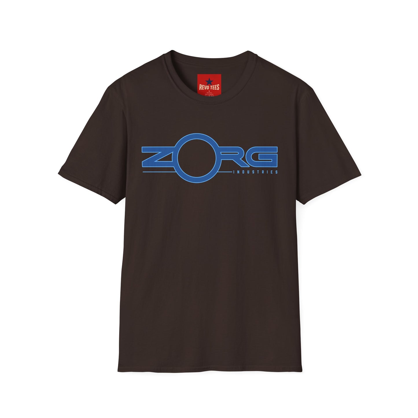 Zorg Industries Logo T-Shirt — Retro Sci‑Fi Graphic Tee
