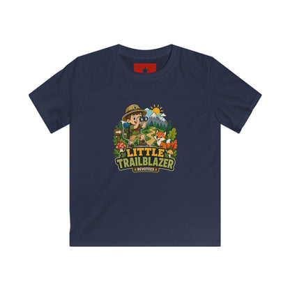 Little Trailblazer Kids Tee – Adventure Camping Graphic Shirt
