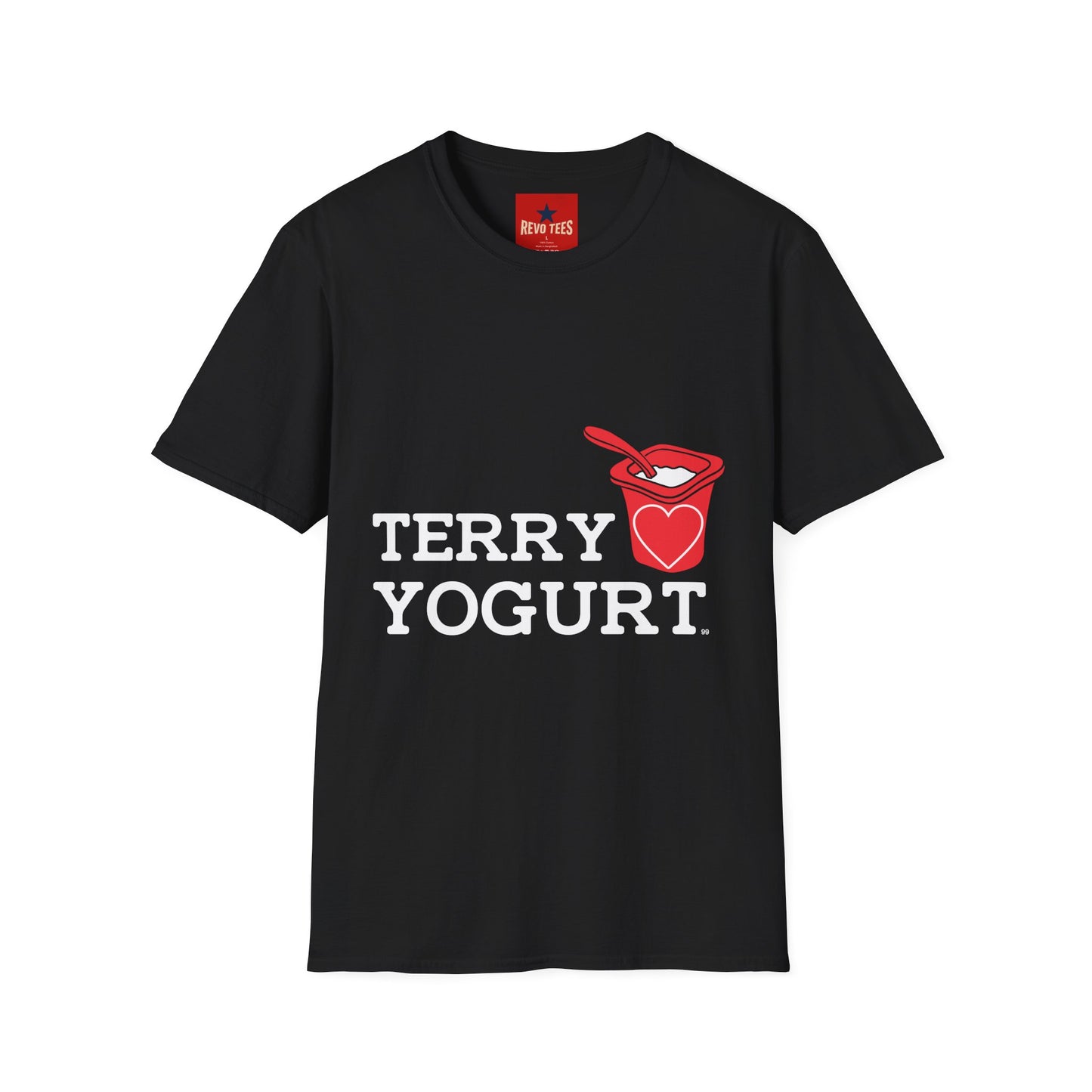 Terry Yogurt T-Shirt — Cute Yogurt Spoon Graphic Tee