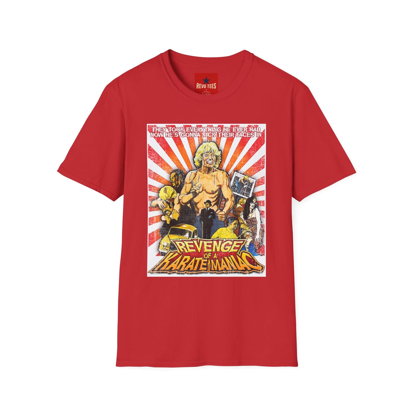 Revenge Karate Man T-Shirt — Retro Martial Arts Graphic Tee