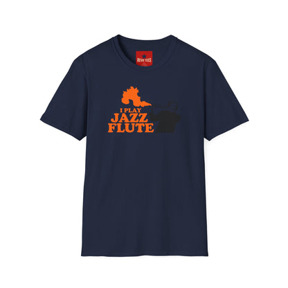 I Play Jazz Flute - Anchor Man - Unisex Softstyle T-Shirt