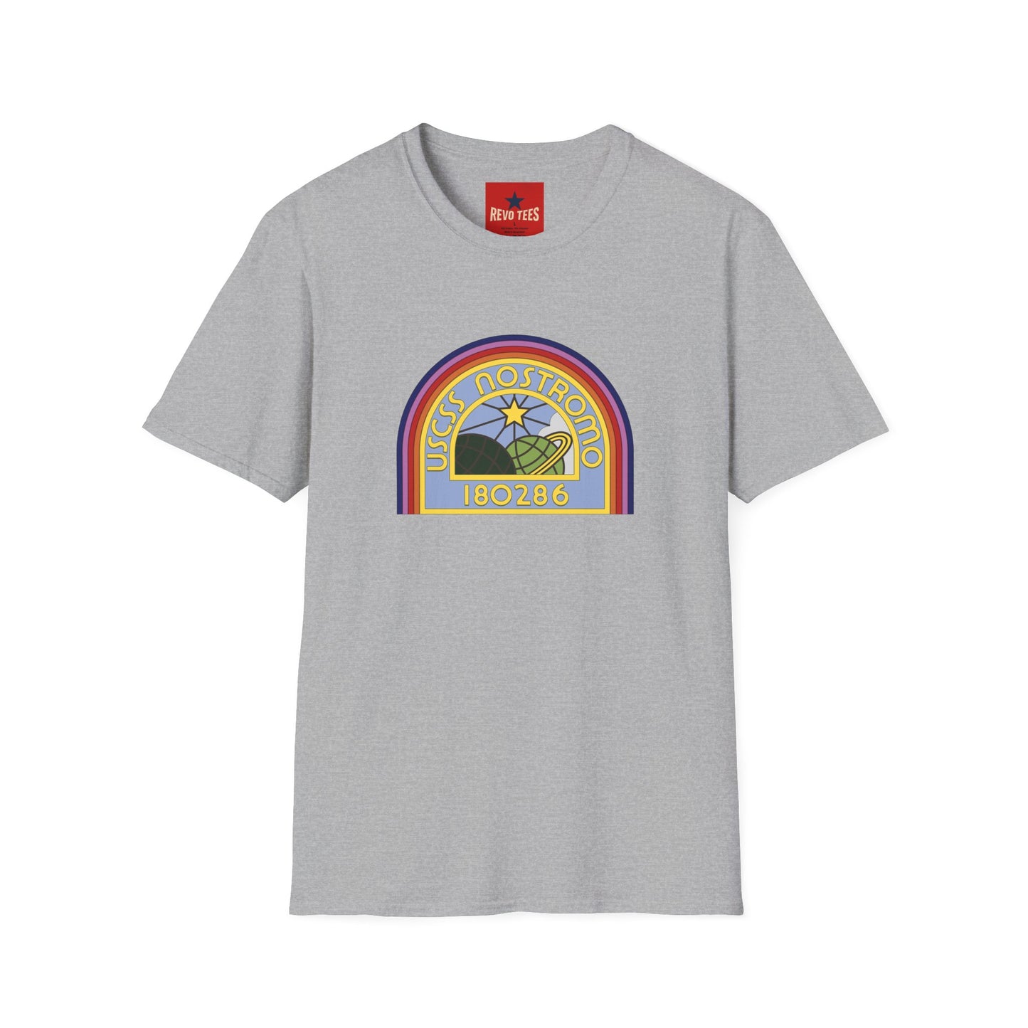 USS Nostromo Retro Space T-Shirt — 180286 Alien Movie Crew Tee