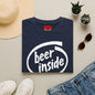 Beer Inside T-Shirt — Funny Craft Beer Logo Tee for Beer Lovers