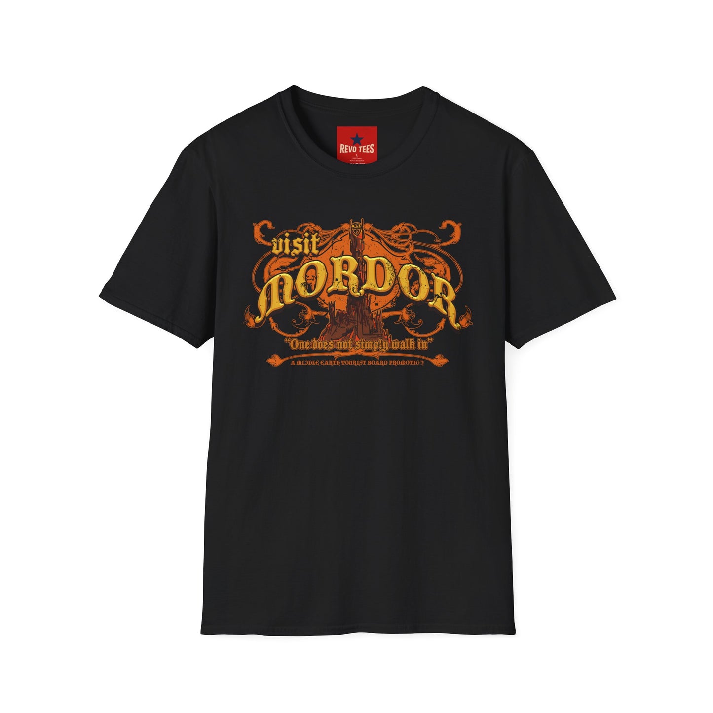 Visit Mordor T‑Shirt — 'One Does Not Simply Walk In' Vintage Fantasy Tee