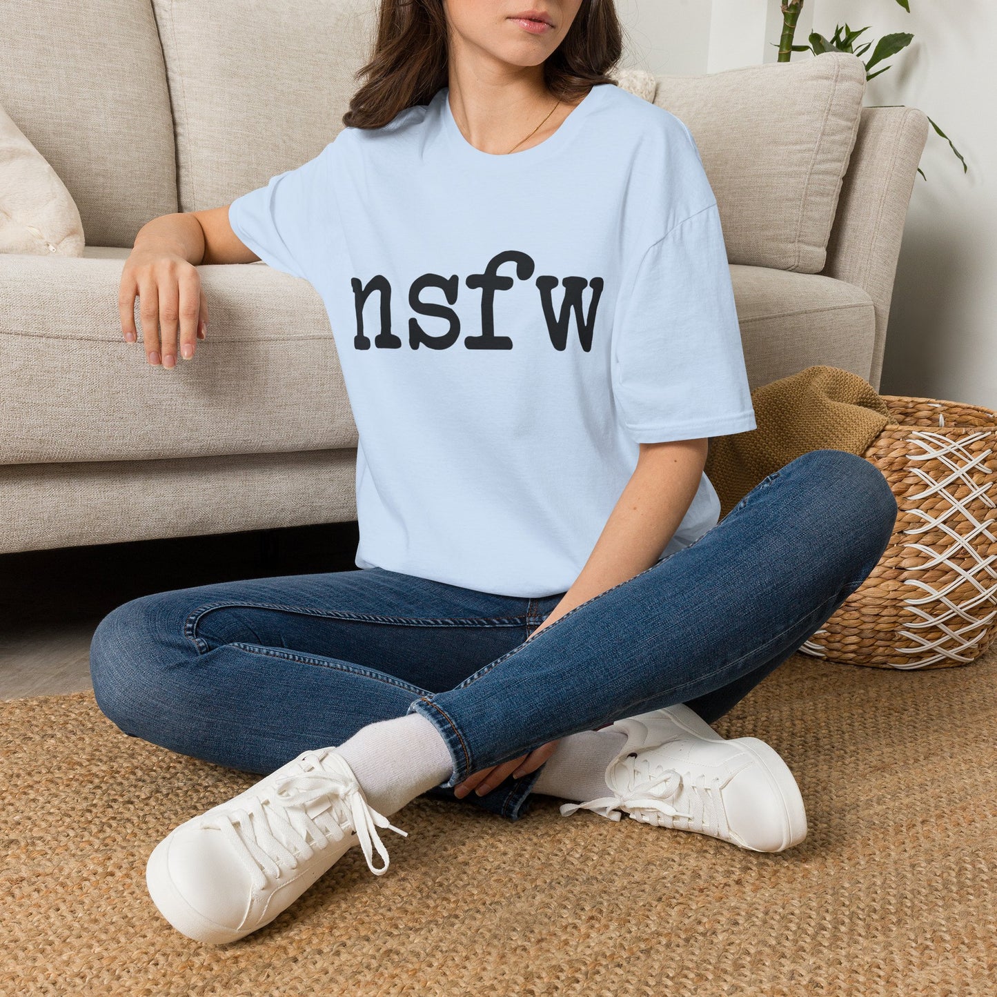 NSFW Graphic Tee — Bold Minimalist Statement Shirt