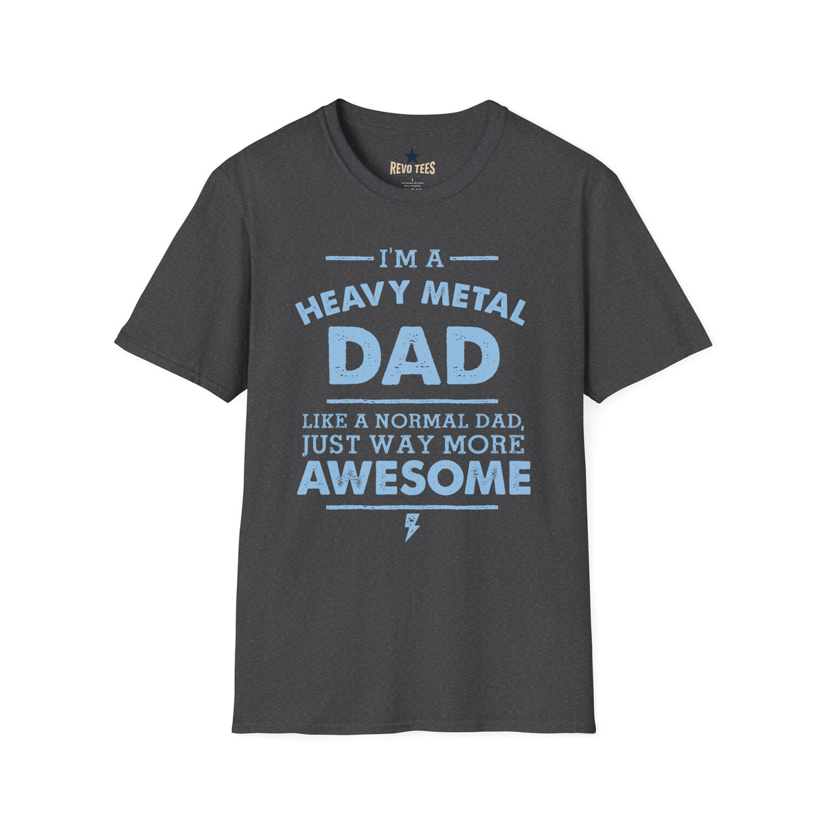 Revotees Heavy Metal Dad I M a Heavy Metal Dad Graphic for Proud Fathers T-Shirt - alternate view 8