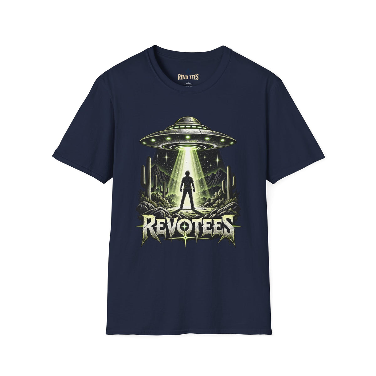 REVOTEES Alien Abduction – Sci‑Fi UFO Graphic Tee