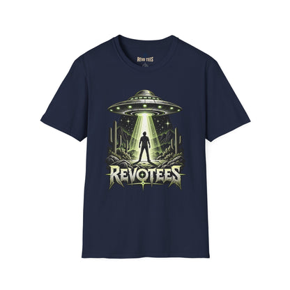REVOTEES Alien Abduction – Sci‑Fi UFO Graphic Tee