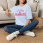 A Little Bit Dramatic T-Shirt — Playful Quote Graphic Tee