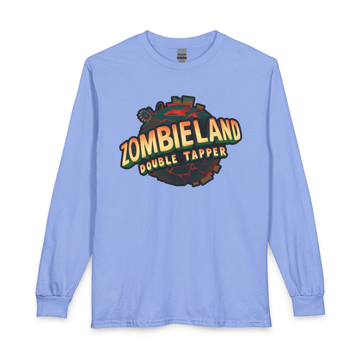 Zombieland Double Tapper Long Sleeve Tee — Retro Zombie Movie Graphic Shirt