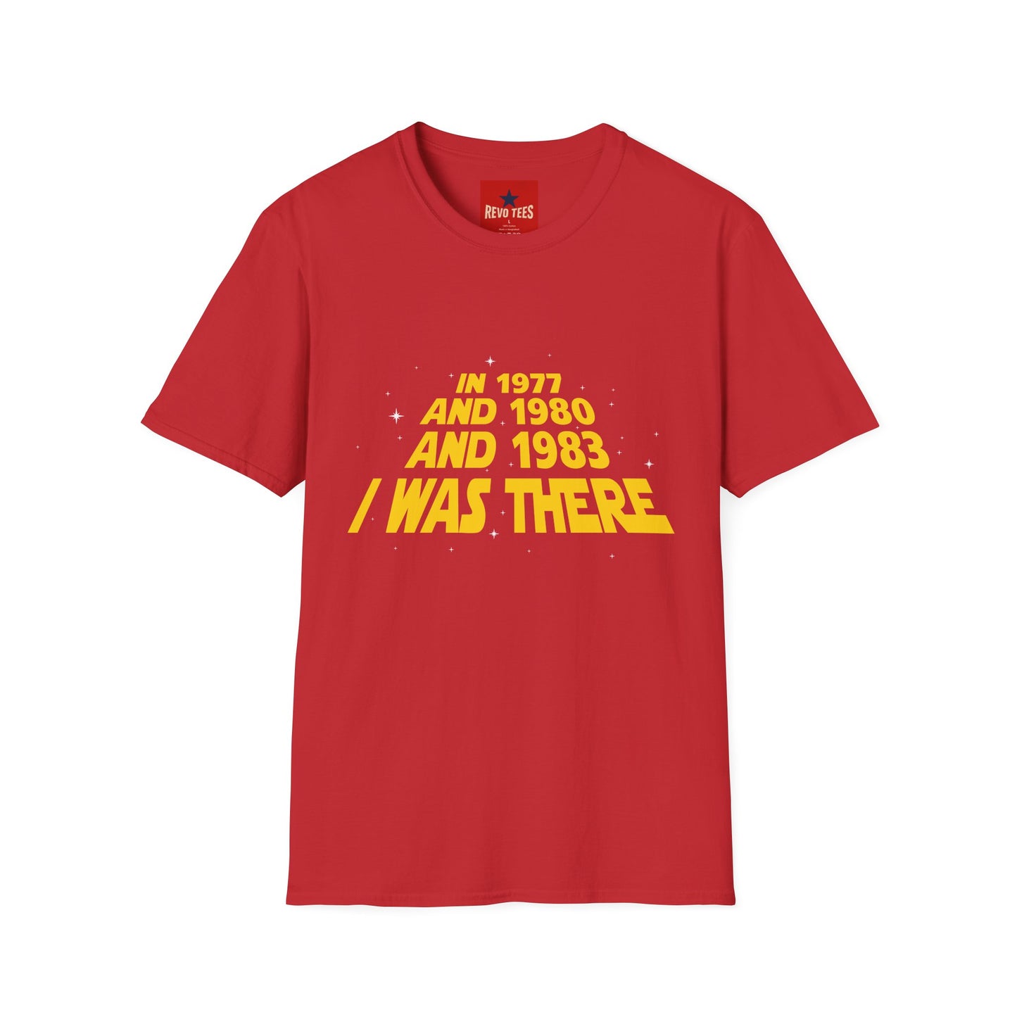 1977, 1980 & 1983 I Was There T-Shirt — Retro Fan Years Tee