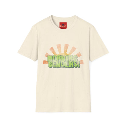 Morning Benders T-Shirt — Retro Sunrise Graphic Tee