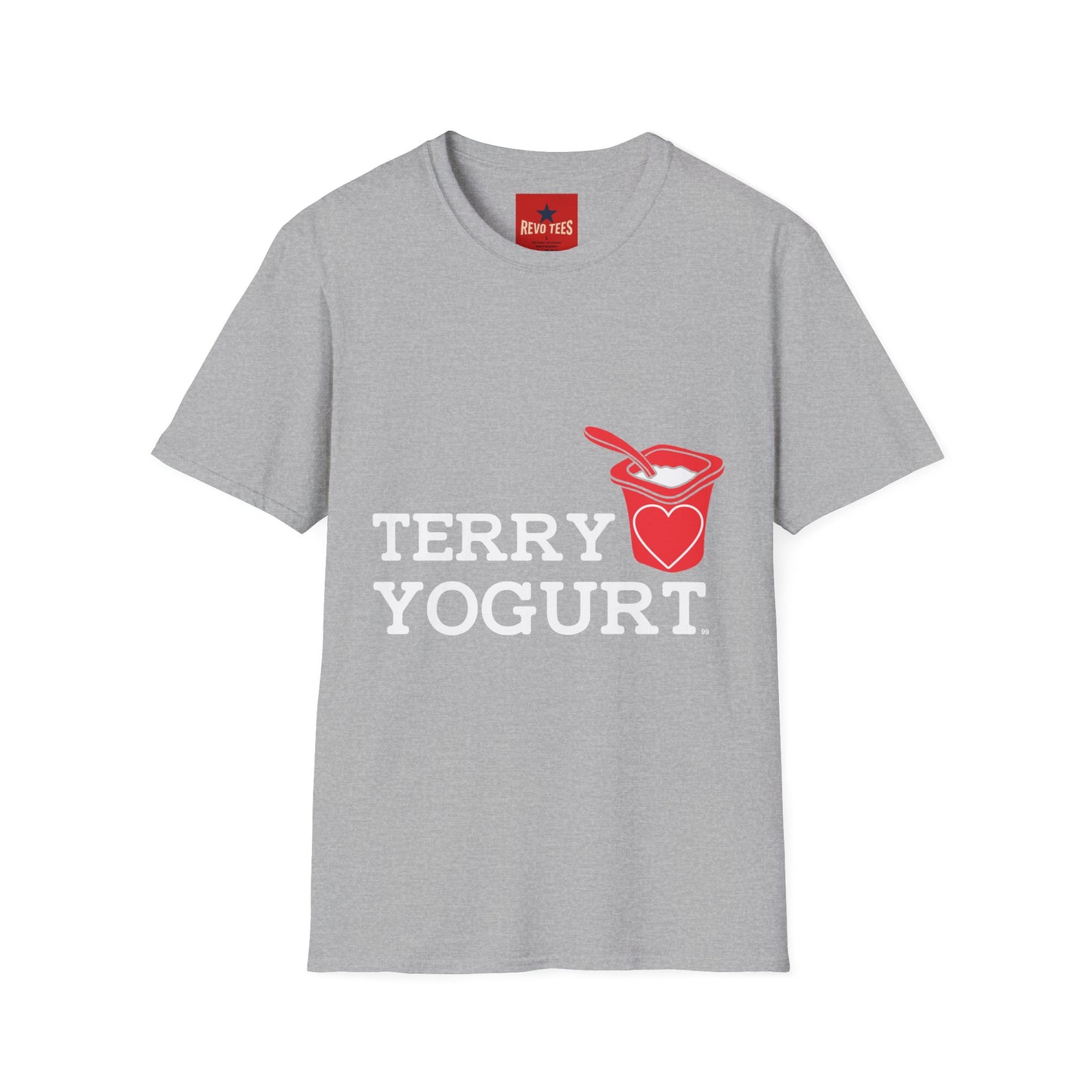 Terry Yogurt T-Shirt — Cute Yogurt Spoon Graphic Tee