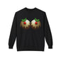 Yule Tidings We'll Twin - Christmas Puddings Crewneck Sweater